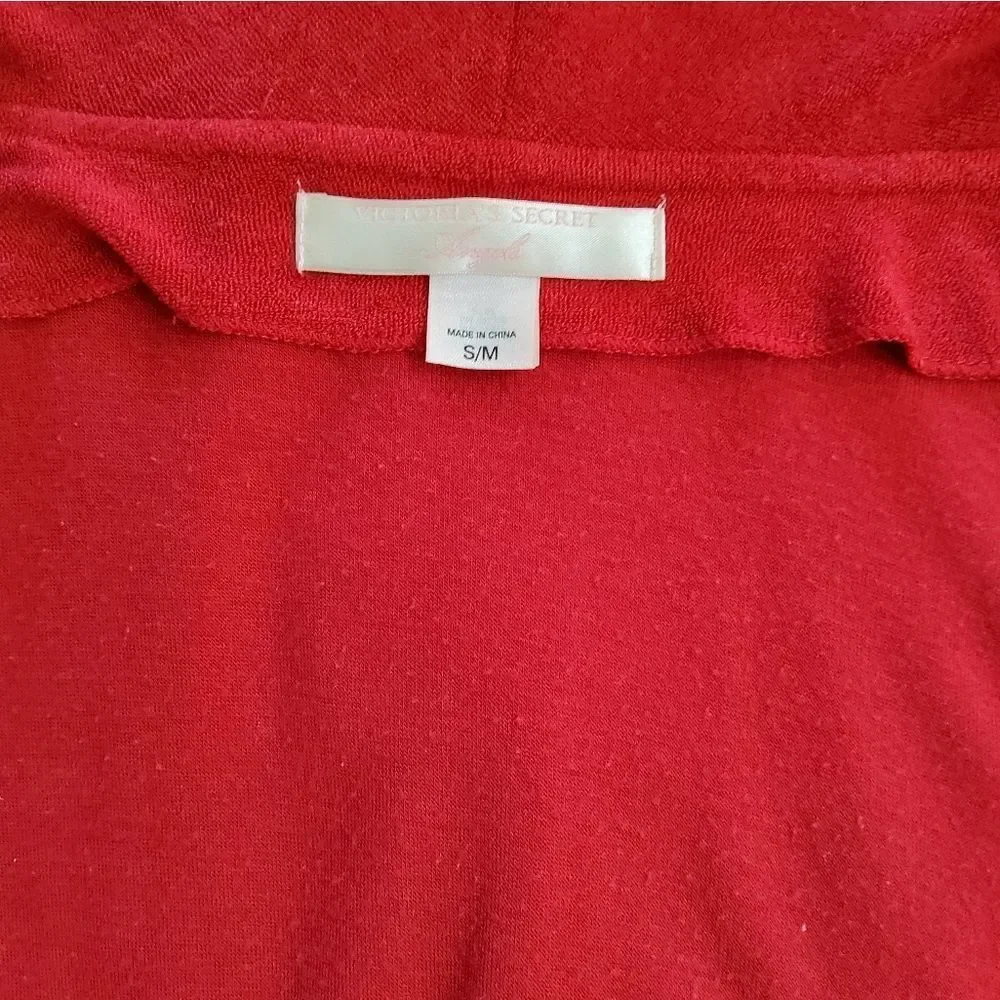 Victoria's Secret Angels Red Robe Size S/M
